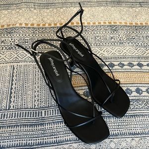 Jeffery Campbell Leeda Ankle Strap Sandal